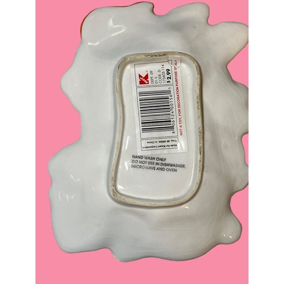 Easter Bunny Rabbit Ceramic Candy Tray Plate Dish K-MART BRAND - Picture 5 of 10